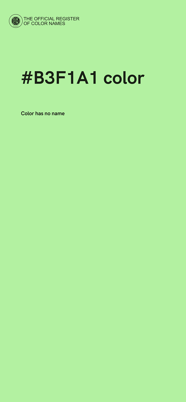 #B3F1A1 color image