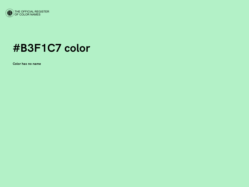 #B3F1C7 color image