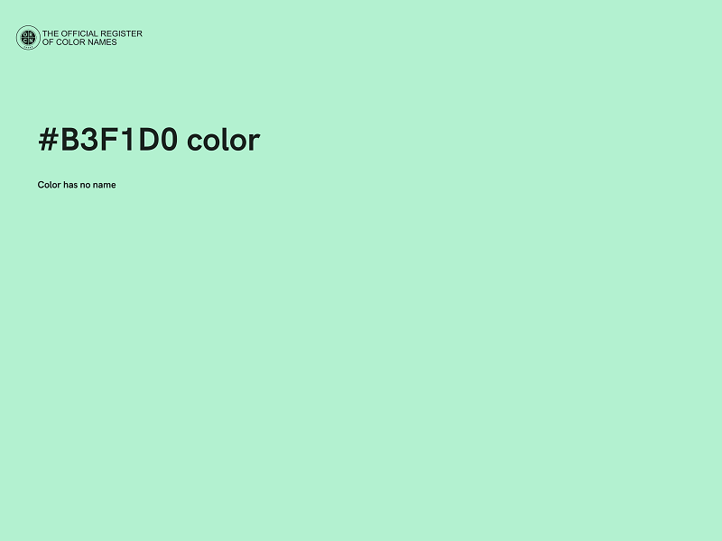 #B3F1D0 color image