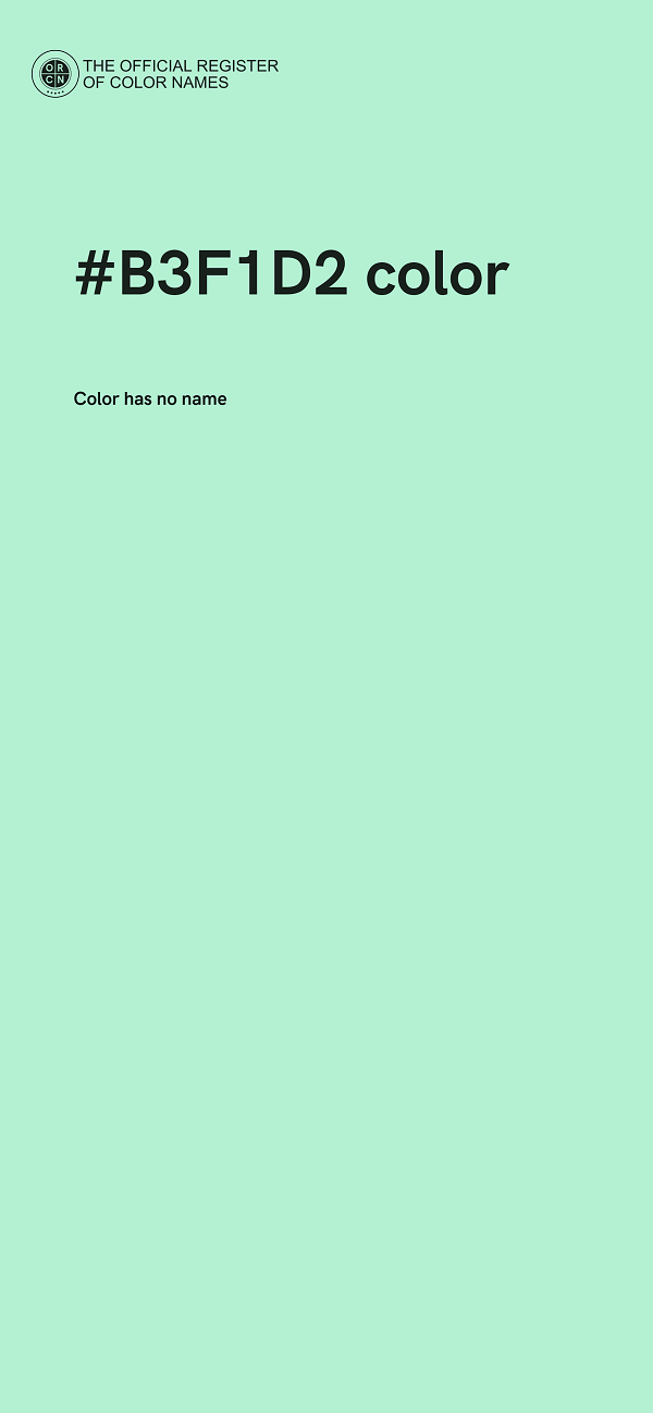 #B3F1D2 color image