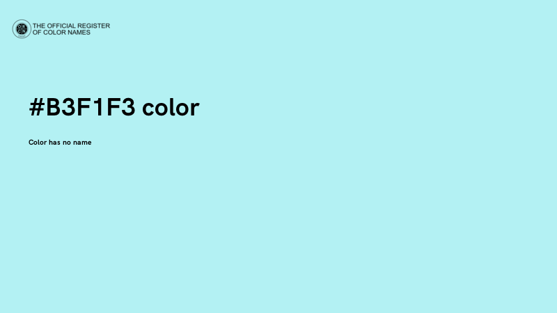#B3F1F3 color image