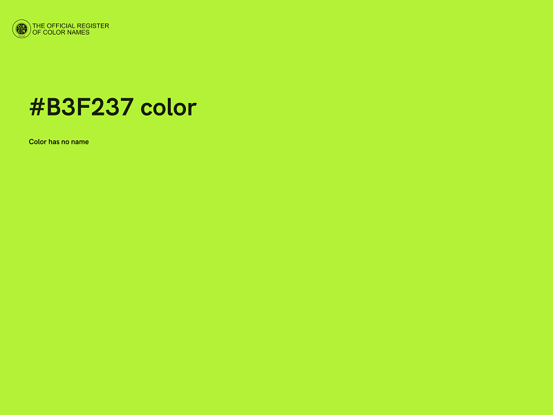 #B3F237 color image