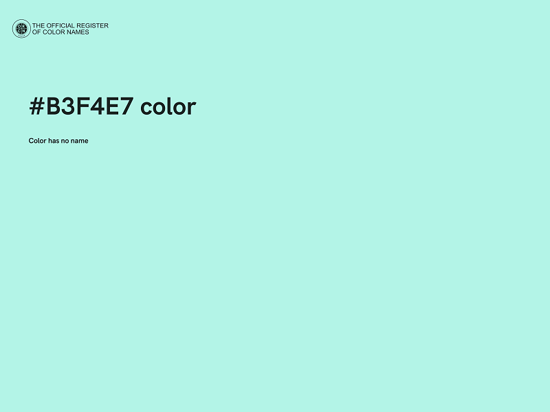 #B3F4E7 color image