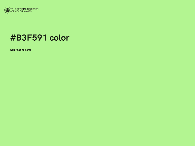 #B3F591 color image