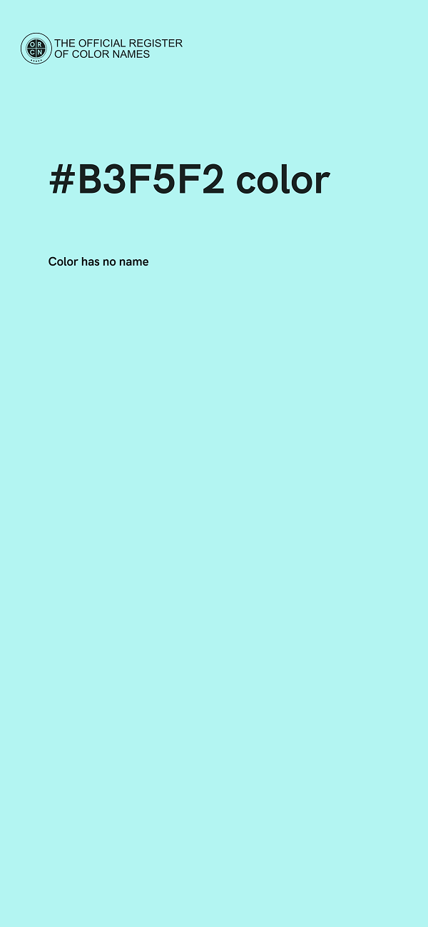 #B3F5F2 color image