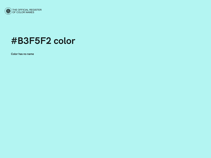 #B3F5F2 color image
