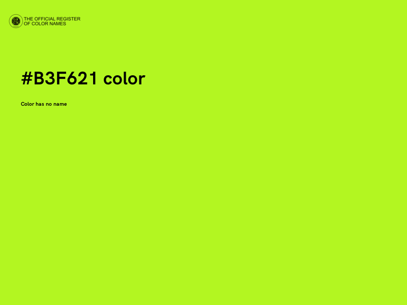 #B3F621 color image