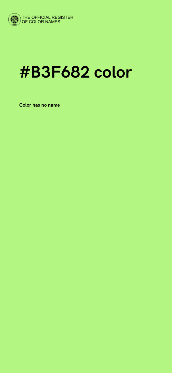 #B3F682 color image