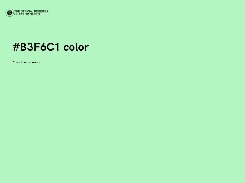 #B3F6C1 color image