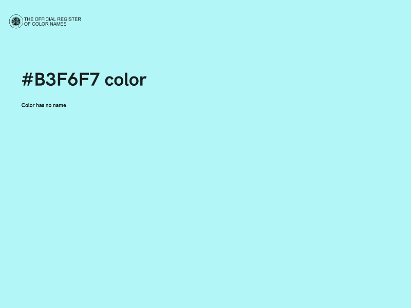 #B3F6F7 color image