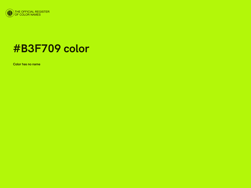 #B3F709 color image