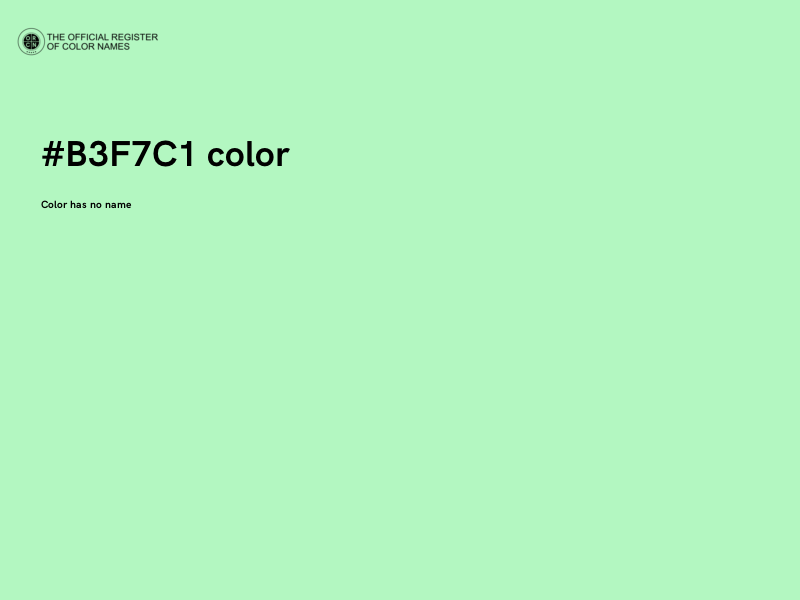 #B3F7C1 color image
