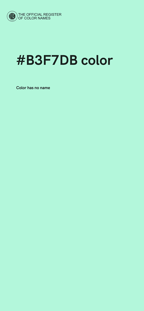 #B3F7DB color image