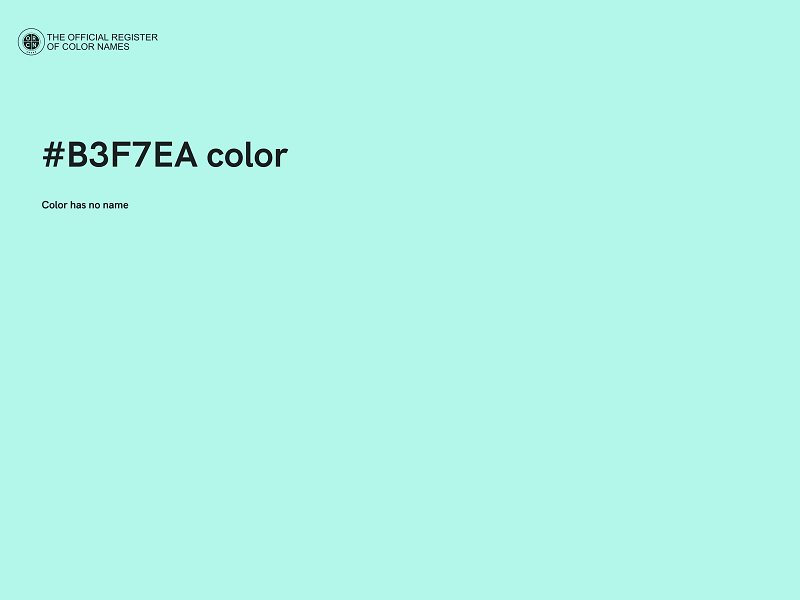 #B3F7EA color image