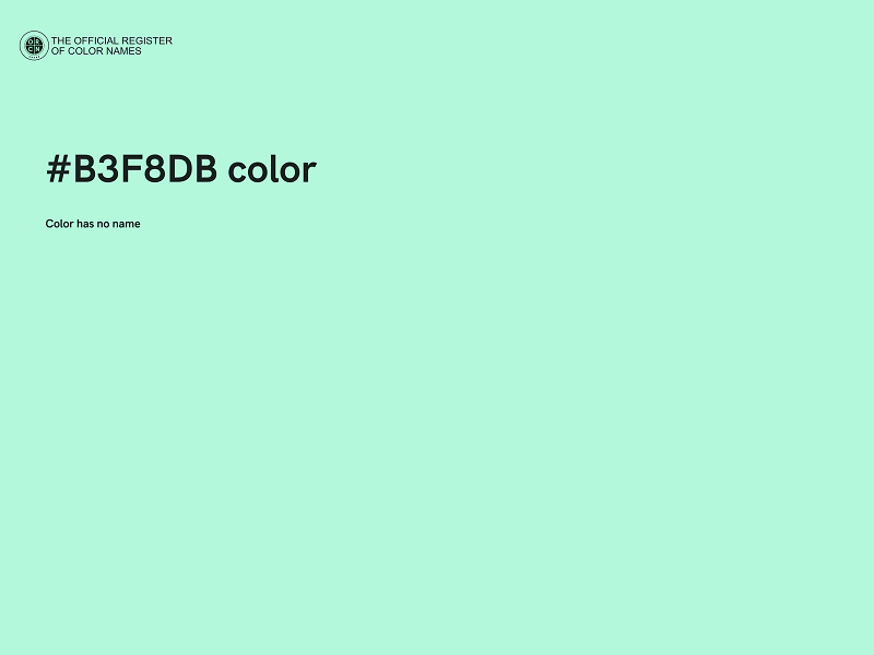 #B3F8DB color image