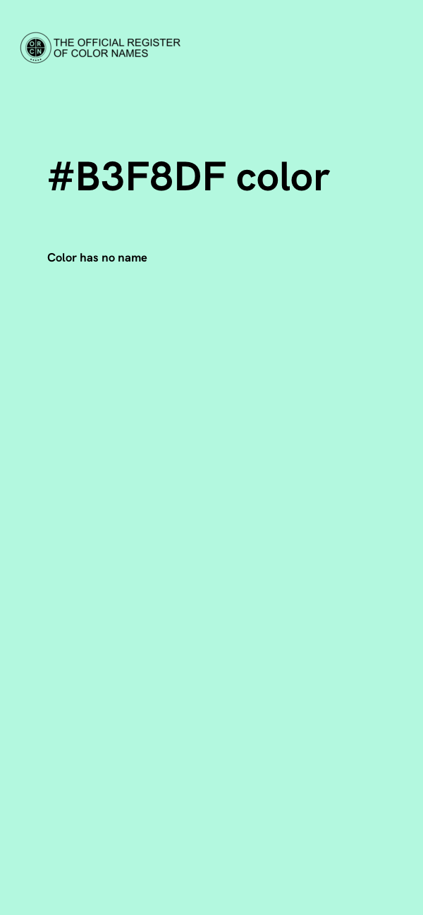 #B3F8DF color image