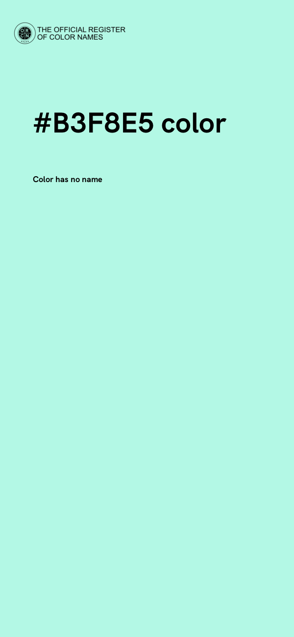 #B3F8E5 color image