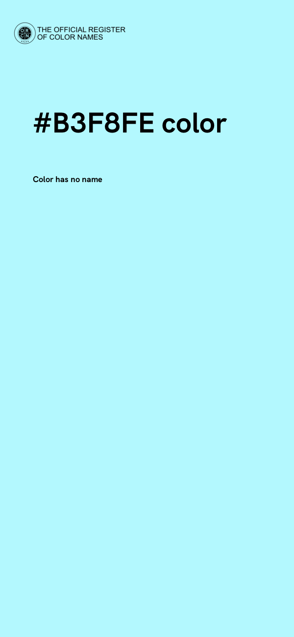 #B3F8FE color image