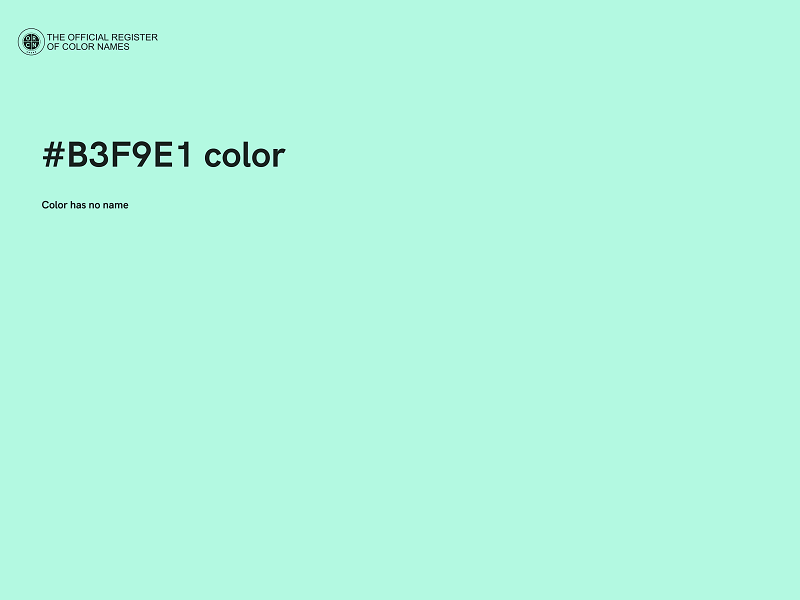 #B3F9E1 color image