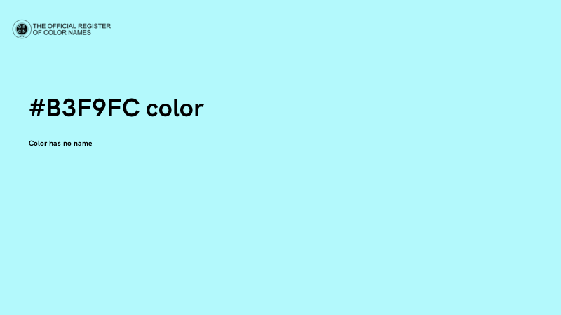 #B3F9FC color image