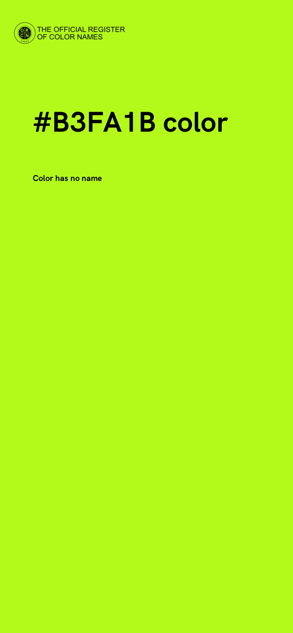#B3FA1B color image