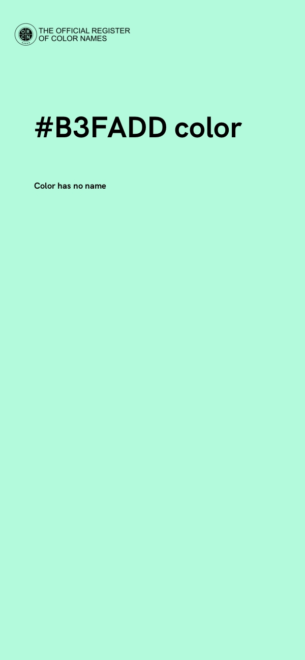 #B3FADD color image