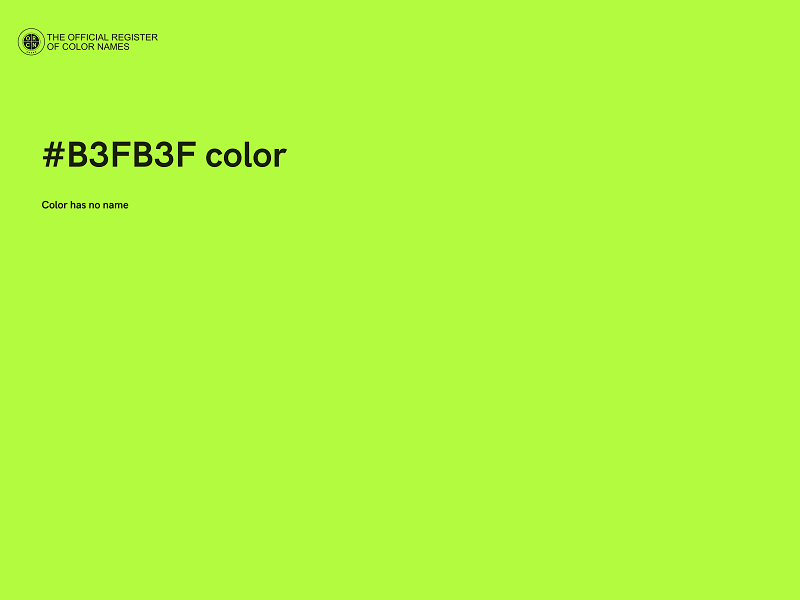 #B3FB3F color image