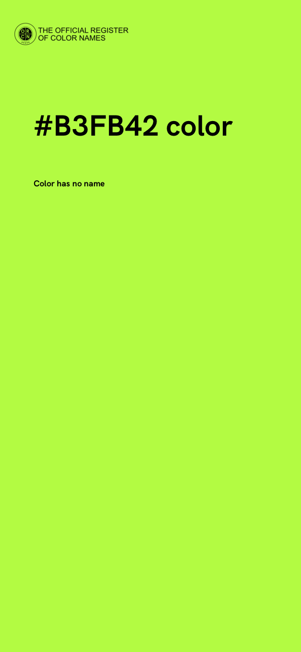 #B3FB42 color image
