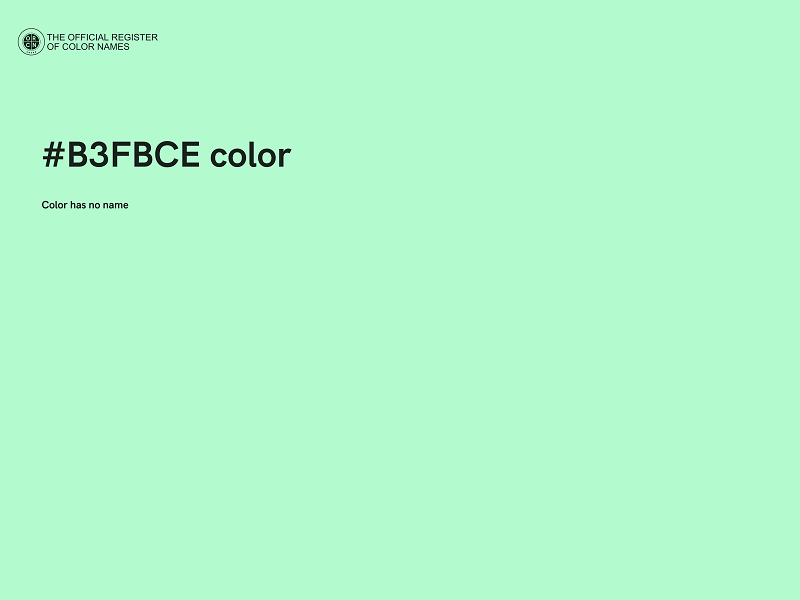 #B3FBCE color image