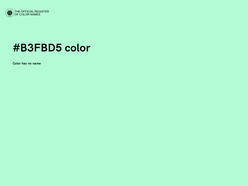 #B3FBD5 color image