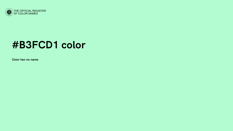 #B3FCD1 color image