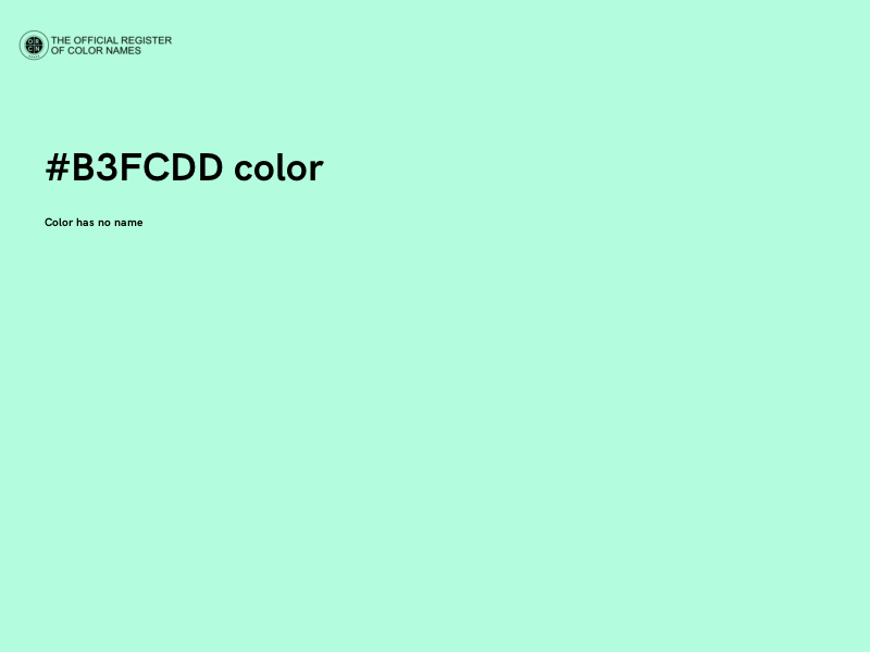 #B3FCDD color image