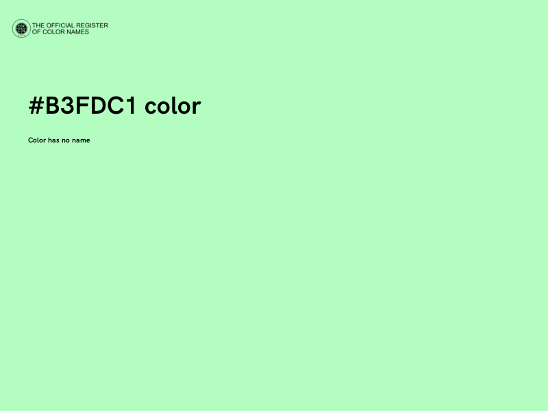 #B3FDC1 color image