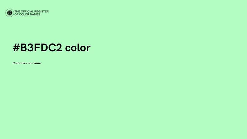 #B3FDC2 color image