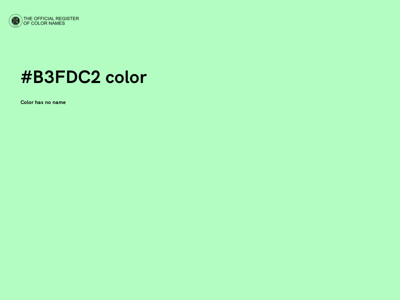 #B3FDC2 color image