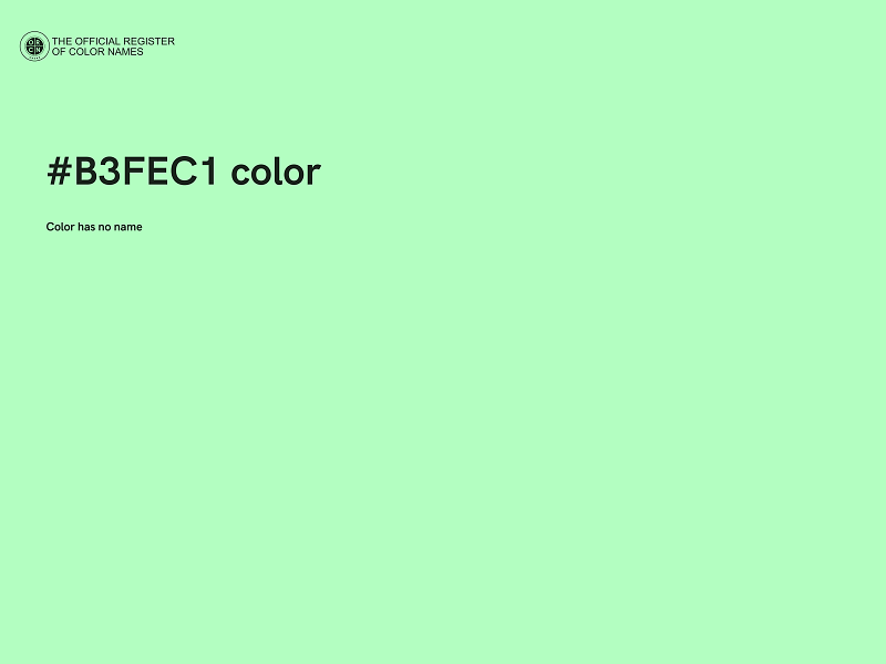 #B3FEC1 color image