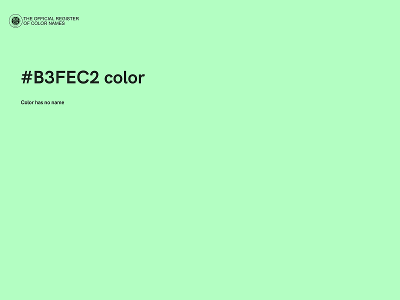 #B3FEC2 color image