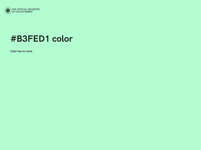 #B3FED1 color image