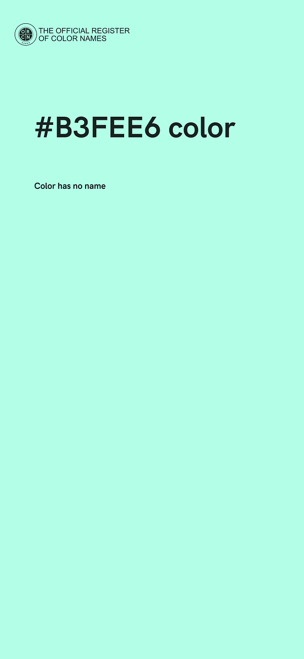 #B3FEE6 color image
