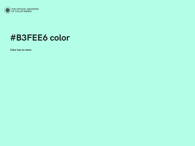 #B3FEE6 color image