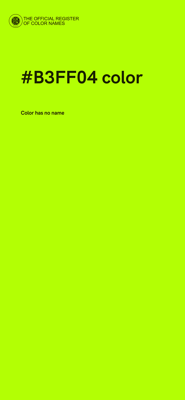 #B3FF04 color image