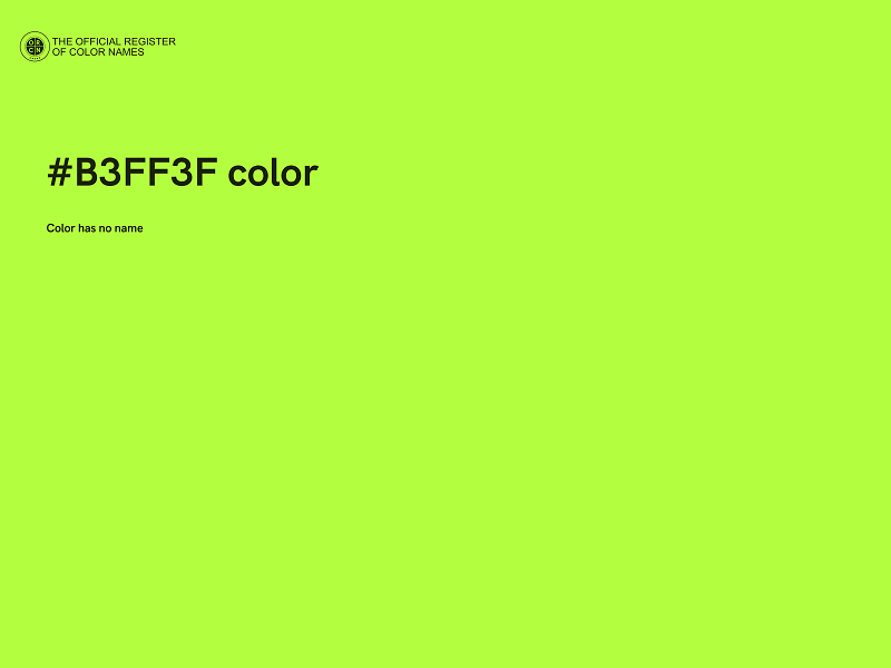 #B3FF3F color image