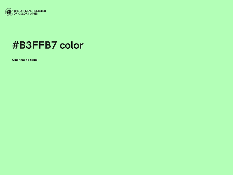 #B3FFB7 color image