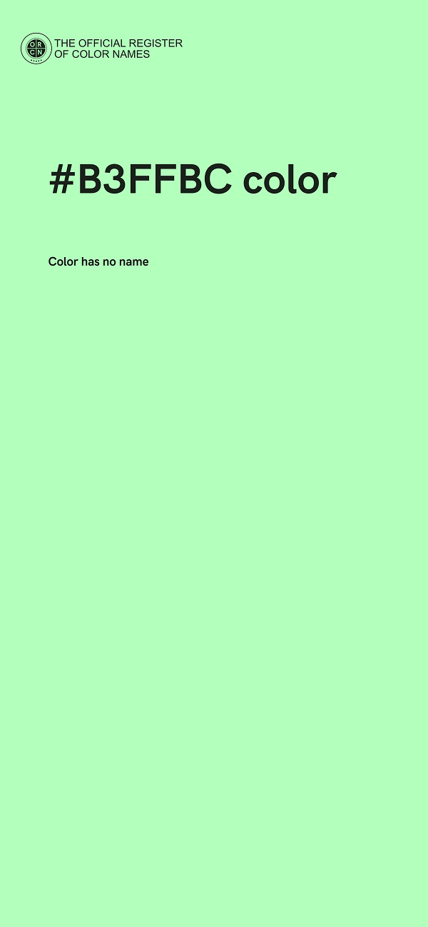 #B3FFBC color image