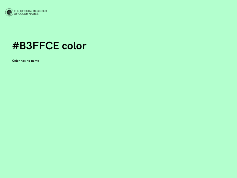 #B3FFCE color image