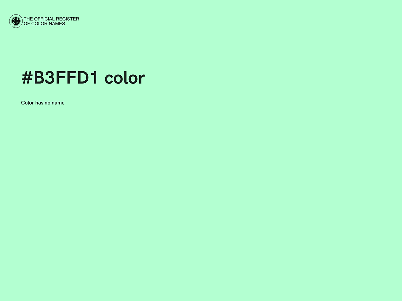 #B3FFD1 color image