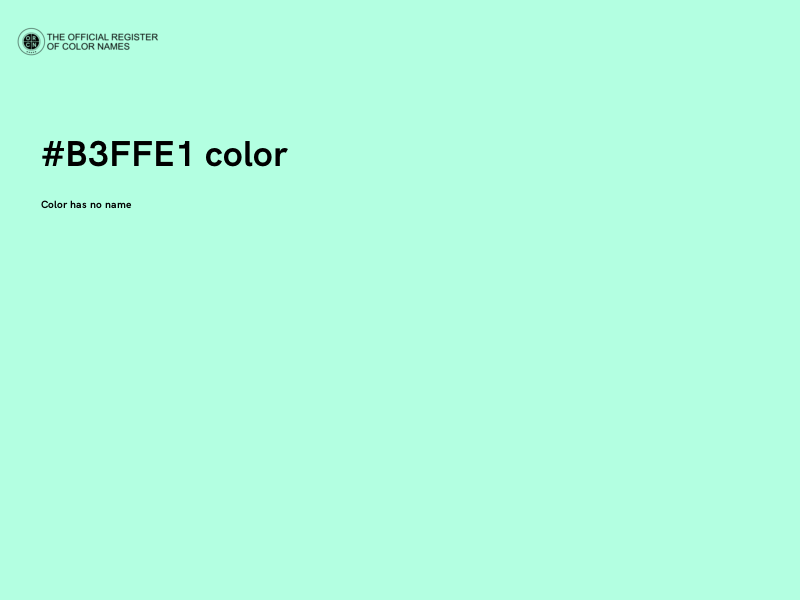 #B3FFE1 color image