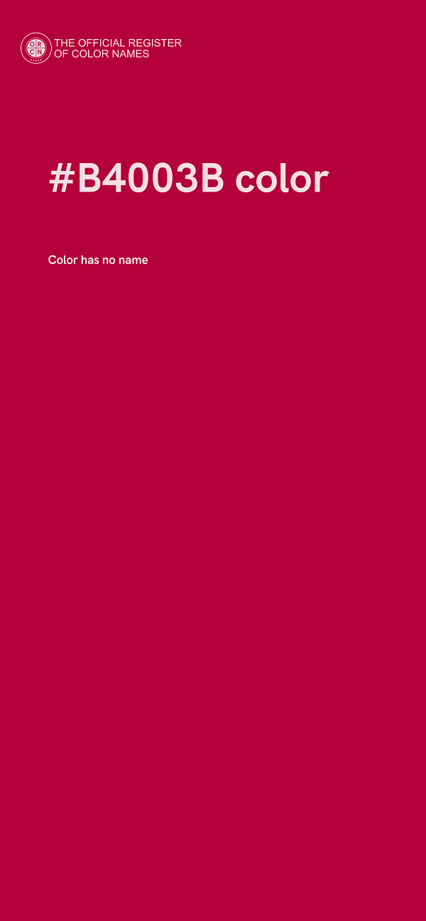 #B4003B color image