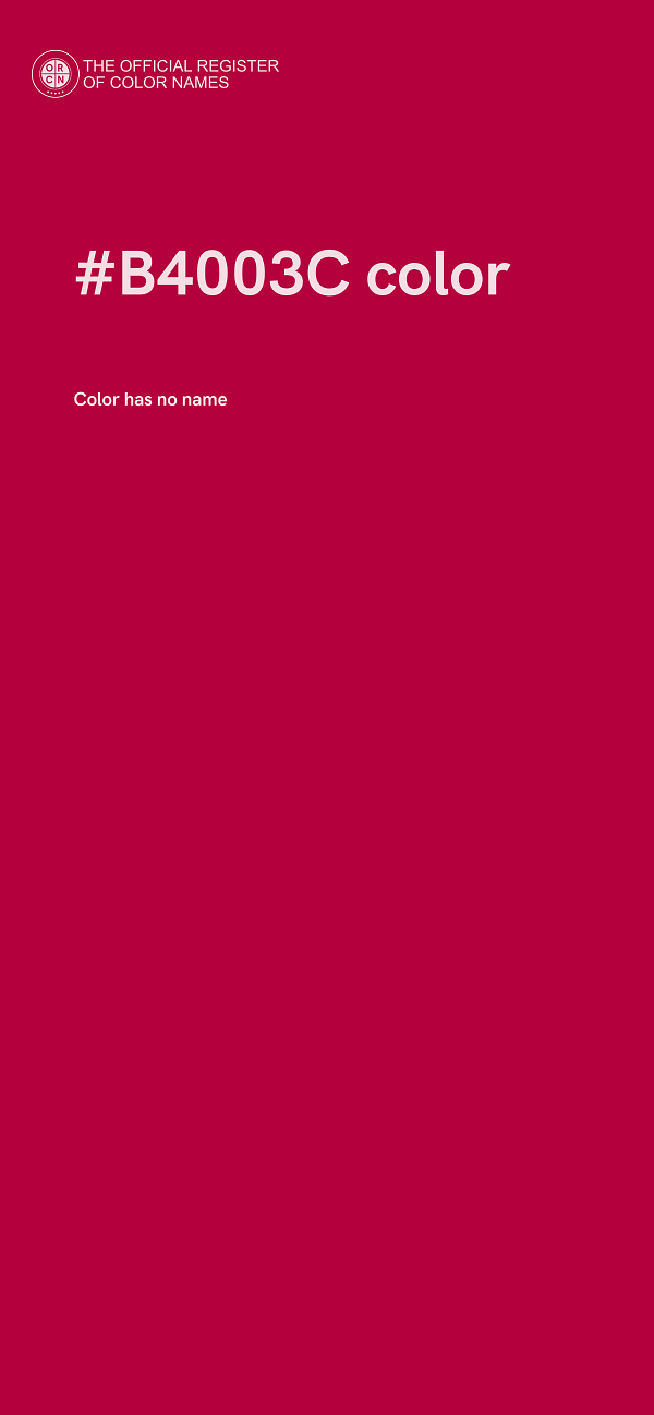 #B4003C color image