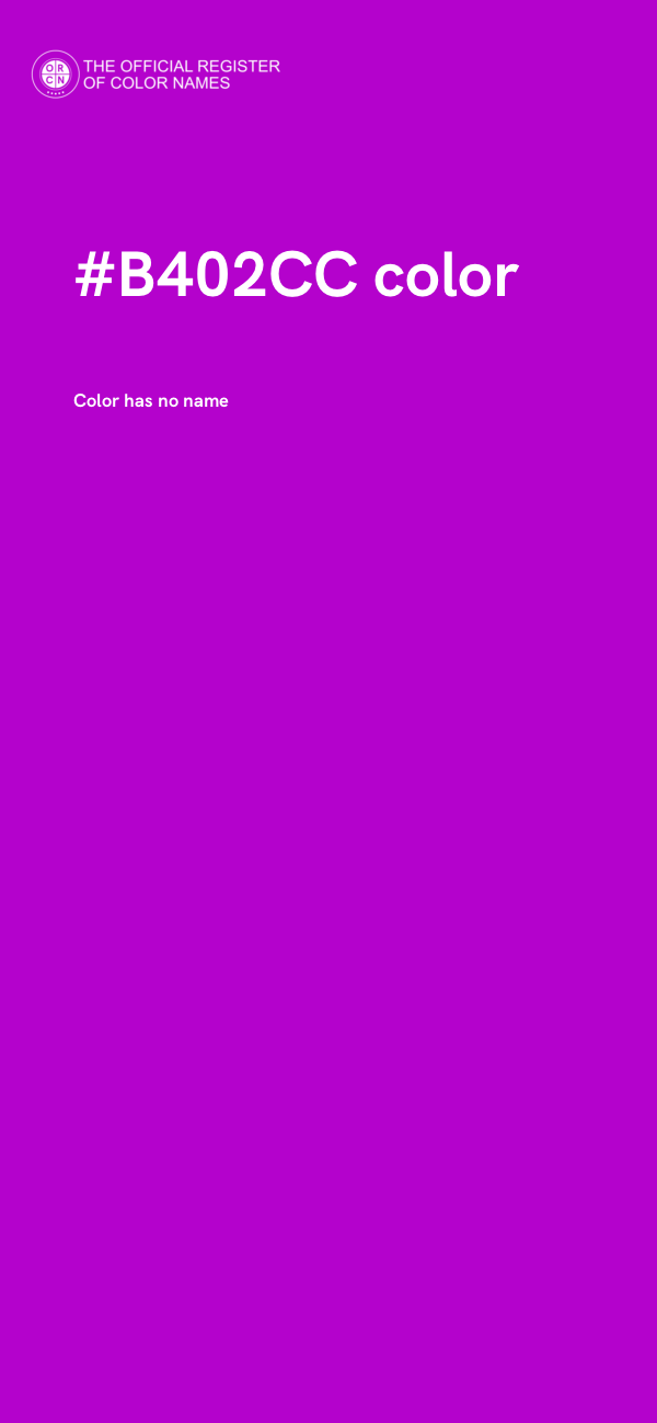 #B402CC color image